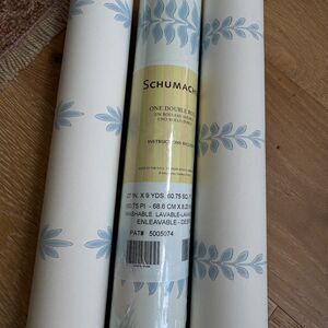 Schumacher Wallpaper Fern Tree in Sky 5005074 Unopened Double Role + 2 Remnants